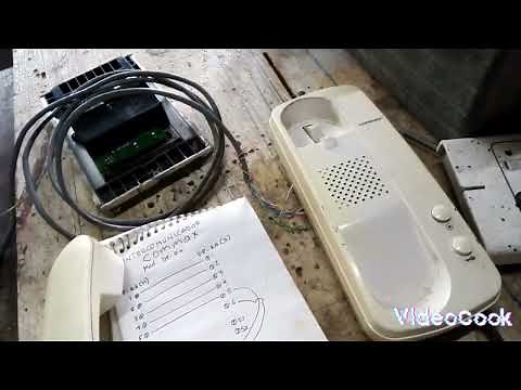 conexión intercomunicador COMMAX