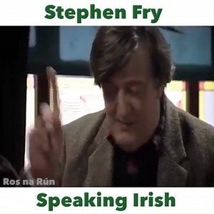 6.9K views · 52 reactions | Stephen Fry speaking Gaeilge in Irish series Ros Na Rún! | Irish TV | Facebook