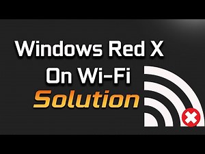 Wifi Symbol Red X Solution In Windows 10/8/7