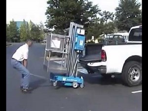 Loading a Genie AWP Into a Truck