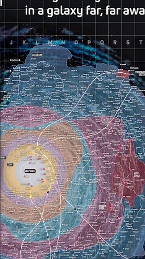 Star Wars released an incredible map #starwars #lore
