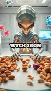 Alien Crash-Lands, Learns Earth’s Superfoods to Save Ship! 🚀🥗 #trending #viral #shorts