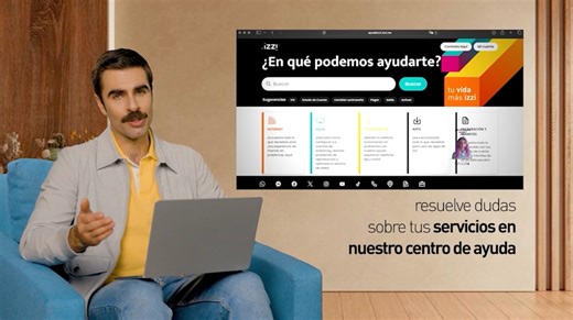 6.1K views · 43 reactions | Resolver tus preguntas es más fácil que nunca. ✅ Visita la web de #izzi y conoce nuestro Centro de Ayuda diseñado para ti. | izzi telecom | Facebook