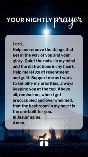 Making room for Jesus begins in the quiet places of your heart, where surrender turns into peace and expectancy grows again 💛🌙✨ Share this with someone who needs this reminder tonight. #jesus #faith #bibleverse #hope #christianity | I am a Christian