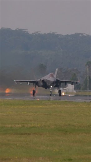 Taking flight with precision and power⚡✈️ An F-35A Lightning II departs RAAF Base Williamtown 🎥 by LAC Kurt Lewis. #AusAirForce #YourADF | Royal Australian Air Force