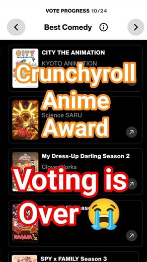 Crunchyroll Awards 2026 | Who Did YOU Vote For? 🤔