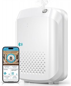 Waterless Essential Oil Diffuser 400ml, 3000 sq ft Scent Machine, Bluetooth App Control, Quiet Wall Mount Aromatherapy Diffuser for Home Hotel Office