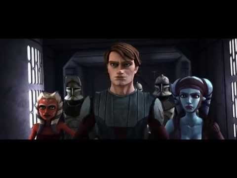 Star Wars: The Clone Wars - Anakin & Ahsoka Tano rescuing Aayla Secura [1080p]