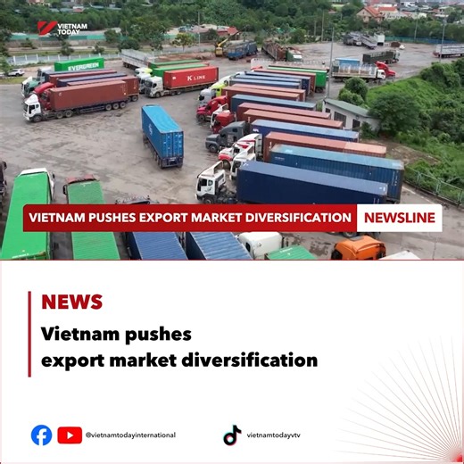 Vietnam pushes export market diversification. #vietnamtoday #vtv #news #exportmarket #trade #marketdiversification | Vietnam Today
