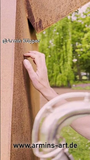 Saxophone & the Sound of steel sculpture - Art of Eden | Armin Küpper