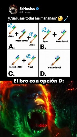 ¿Qué Opción Eres Tú? 🪥💀