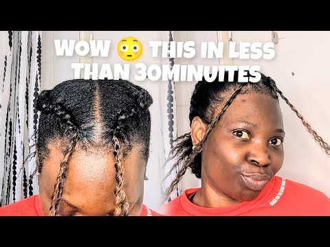 Cornrows hairstyle 😱 | Cornrows tutorial for beginners 😳❤️