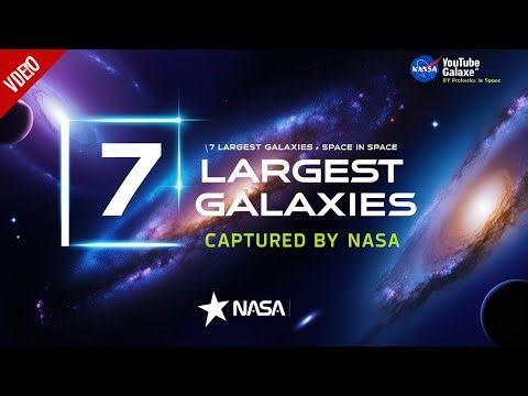 7 Largest Galaxies in Space Captured by NASA