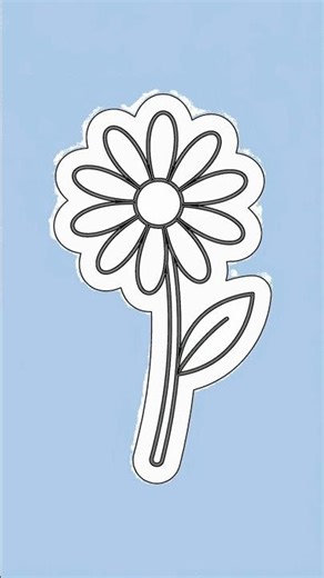 Easy Daisy Drawing for Beginners with Chillify
