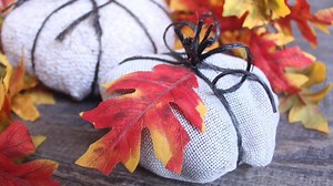 Recycle old clothes with this cute fall craft! | Welcome to the Woods