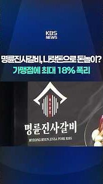Myeongnyun Jinsagalbi Playing with Taxpayer Money? Up to 18% Profiteering on Franchisees #shorts ...
