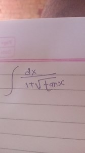 Evaluate the indefinite integral:\int \frac{dx}{1 \sqrt{\tan ... | Filo
