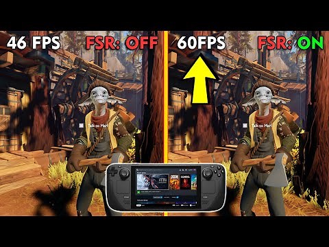 Don't Ignore FSR on the Steam Deck (How to guide)