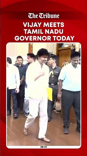 TVK Chief Vijay meets TN Governor Rajendra Arlekar in Chennai amid political buzz
