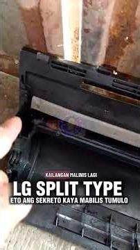sekreto ng LG Split Type kaya mabilis tumulo