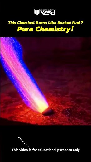 Burns Like Rocket Fuel?! 🤯 Pure Chemistry Reaction 🔥 #shorts #viral