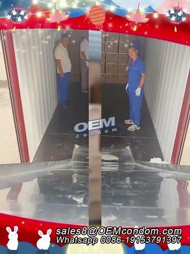 Condom loaded-do our best to load container before National Festival Holiday. OEMcondom