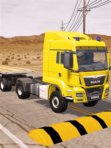 Exploring Flatbed Truck Transportation in BeamNG