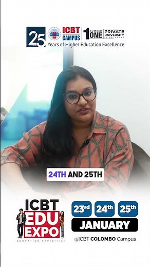 Plan Your Future with us - Visit ICBT Edu Expo Education Exhibition #University #Degree #Pathway
