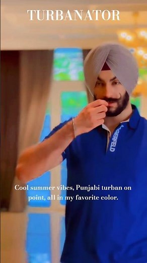Cool summer vibes, Punjabi turban on point, all in my favorite color. #punjabi #turban #summer