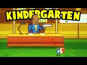 Kindergarten - SHOT BY THE PRINCIPAL AND GIVING THE TEACHER DRUGS?! - Kindergarten Gameplay Part 1