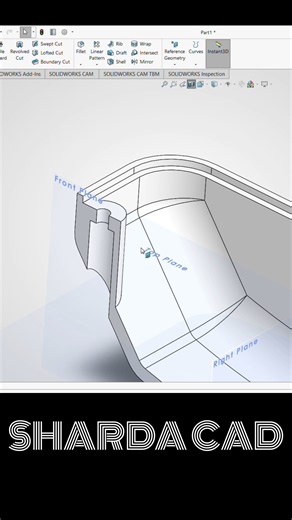 How to Make This kind of Hole in Solidworks #solidworks #hole #education #cad #knowledge #learning