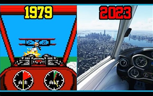 飞行模拟类游戏进化史 1979 - 2022 | 作者：Video Games Evolution