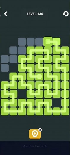 Block Blast One Line Level 136 Solution & Walkthrough | Puzzle Game (Android & iOS Shorts)