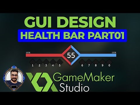 gui design health bar in gamemaker studio part01