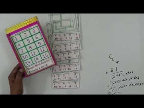 Magic Mind Reader with Solution || Maths Project ||