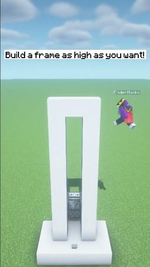 Minecraft: Working 1x1 Elevator | #shorts