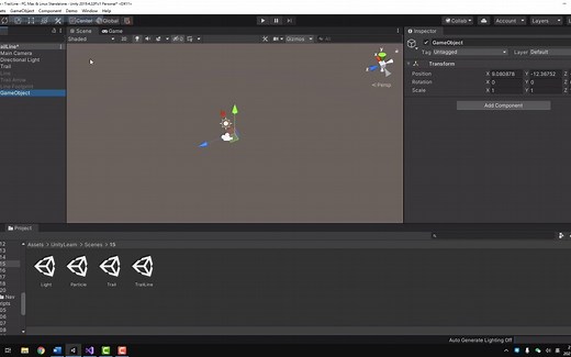 Unity2019新手教程6.8--轨迹渲染器和线渲染器