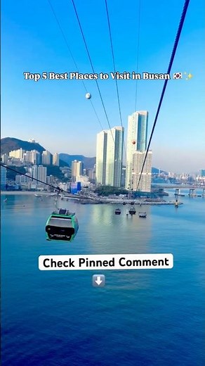 Top 5 Places You MUST Visit in Busan 🇰🇷✨ | Save This for Your Korea Trip! #travel #busan #korea