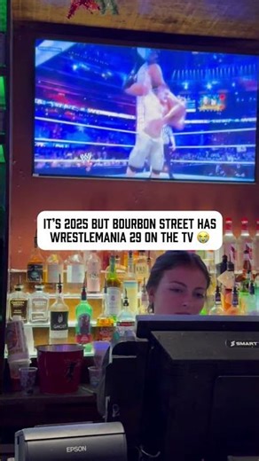 It’s 2025 and Bourbon Street Is Playing WrestleMania 29 🔥