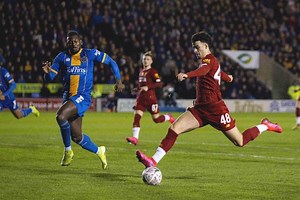 Watch the goals and highlights from Shrewsbury 2-2 Liverpool