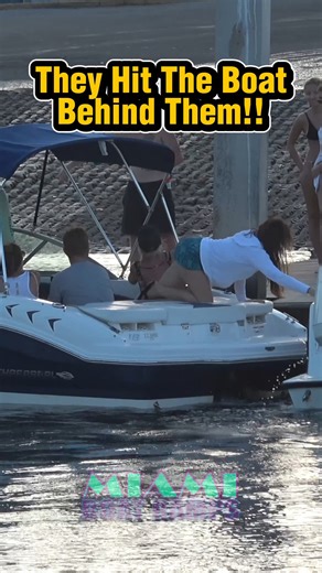 101K views · 431 reactions | Captain gets a little throttle happy as he gets to the dock!! #miami #miamidadecounty #boating #boatlife #miamibeach #boatrampfails #alldayeveryday #onlyintheMIA #drainplugmafia | Miami Boat Ramps | Facebook