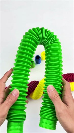 MINI Relaxing and Creating ASMR POP-TUBE #asmr #satisfyingvideos #relaxing #oddasmr #toys #creative