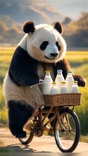 panda & belaka home work cartoon ai short video #short#animals video