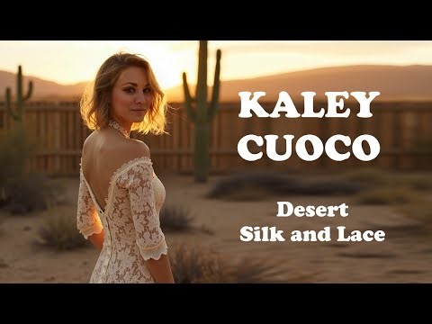 Kaley Cuoco Desert Silk and Lace