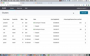 Blink: fast and powerful big data analytics in the cloud