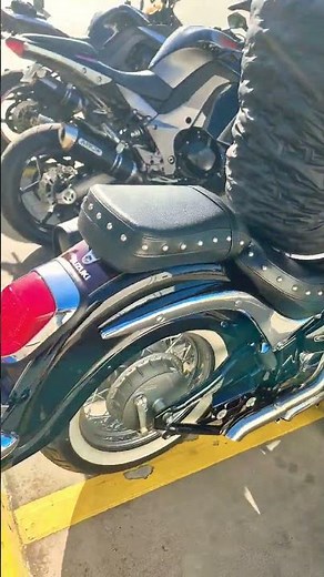 Suzuki Boulevard C50t Tuned Exhaust | #shorts | 🏍 | Motorcycle | Exhaust