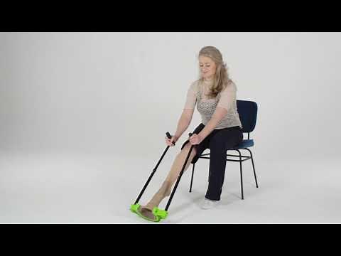 Donner Steve Complete - Donning & doffing support sock (knee-high) closed toe without bending over