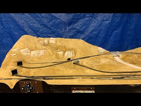 Scenic Ridge #6 Mountain and Terrain Supports, Plaster Cloth, and Rocks