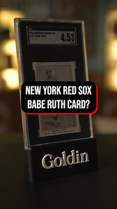 A piece of Baseball HISTORY! This 1921 E121 American Caramel Series of 80 Babe Ruth displays The Great Bambino pitching in a Red Sox Uniform! Bid on this desirable Ruth Collectible in our March Elite: https://bit.ly/4ciJiG5 This Card is the lone specimen at its tier with just three graded higher. | Goldin
