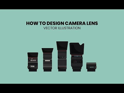 How to Design Camera Lens Vector Illustration in Adobe Illustrator